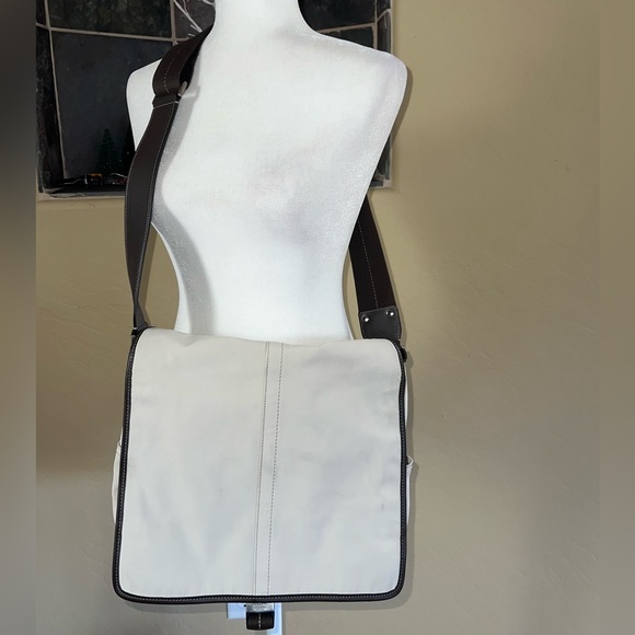 Coach Transatlantic Map Messenger Bag Khaki - Picture 2 of 16